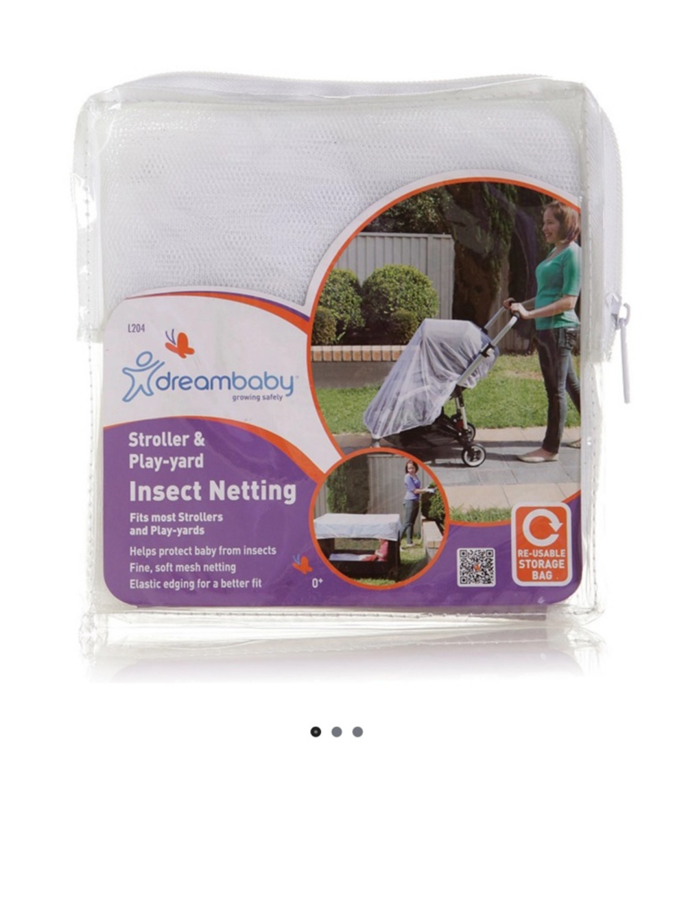 dreambaby Insect Netting - White Mesh